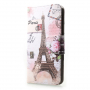Flip cover tok - Eiffel torony - Huawei P30 Lite - rózsaszín