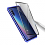 Tok fém kerettel és edzett üveggel Xiaomi Mi 9 - kék