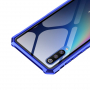 Tok fém kerettel és edzett üveggel Xiaomi Mi 9 - kék