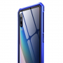 Tok fém kerettel és edzett üveggel Xiaomi Mi 9 - kék