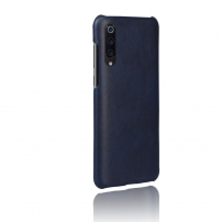 Védő tok műbőr felülettel Xiaomi Mi 9 - kék