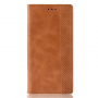 Flip cover műbőr tok - vintage - Xiaomi Mi 9 - barna