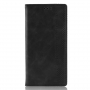 Flip cover műbőr tok - vintage - Xiaomi Mi 9 - fekete