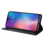 Flip cover műbőr tok - vintage - Xiaomi Mi 9 - fekete