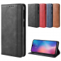 Flip cover műbőr tok - vintage - Xiaomi Mi 9 - fekete