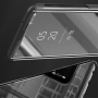 Tükrös flip cover tok Xiaomi Mi 9 - fekete