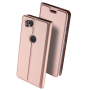 Dux Ducis Skin Pro flip cover tok Google Pixel 2 - rózsaszín-arany