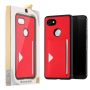 Dux Ducis Pocard bőr tok Google Pixel 2XL - piros