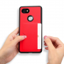 Dux Ducis Pocard bőr tok Google Pixel 2XL - piros
