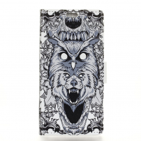 Flip cover tok - állatok - Google Pixel 3XL - fekete-fehér