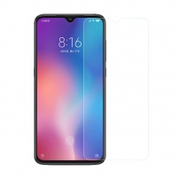 Edzett 2,5D üveg kerekített szélekkel Xiaomi Mi 9 - átlátszó