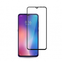 Mocolo edzett 3D üveg Xiaomi Mi 9 - fekete