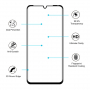 Enkay edzett 3D üveg Huawei P30 - fekete