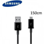 Samsung eredeti kábel microUSB (eco-csomag) - 1,5 m - fekete